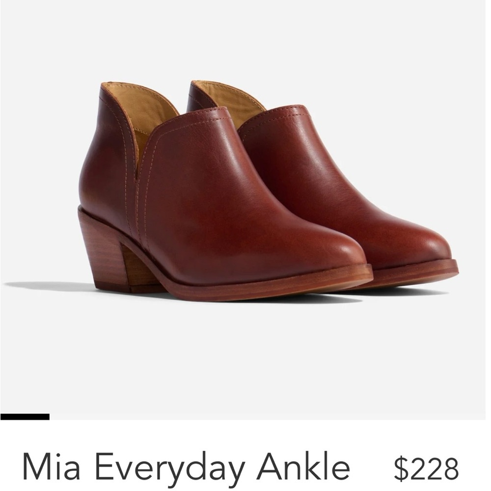 Nisolo Mia Booties - Size 8